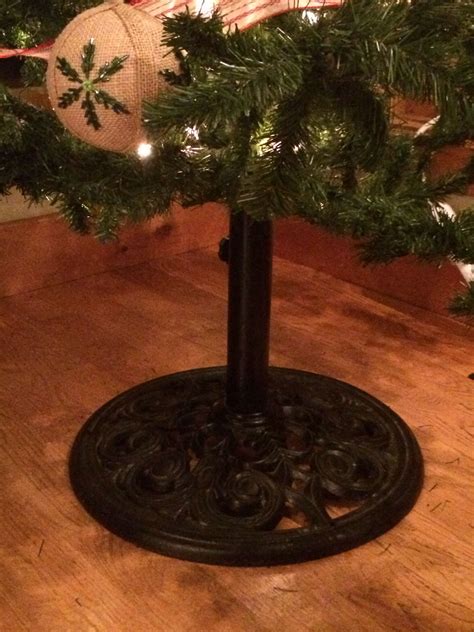 artificial christmas tree stand diy